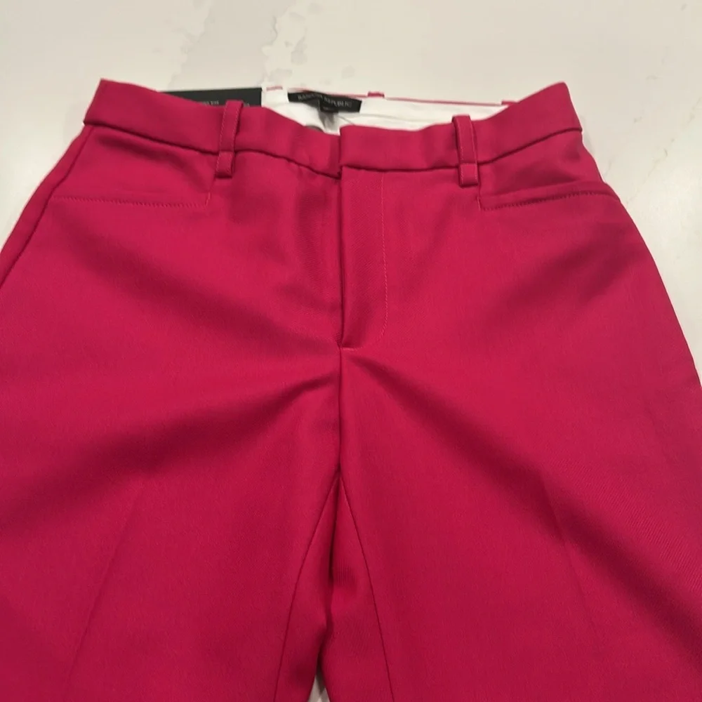 Banana Republic High-Rise Straight Pants - Pink - Picture 3 of 10